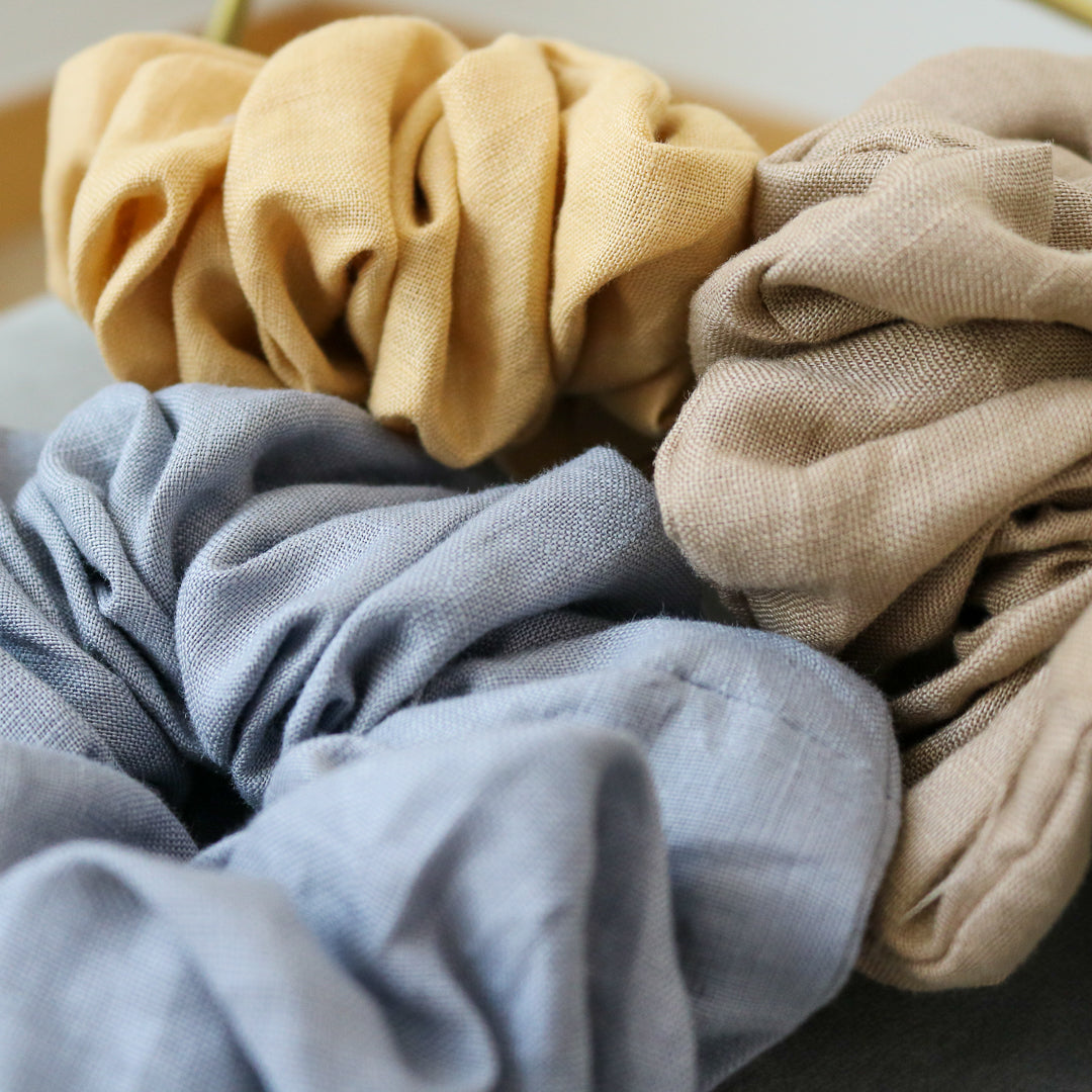 Linen scruncies