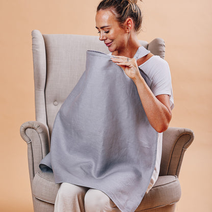 Linen Nursing Cover