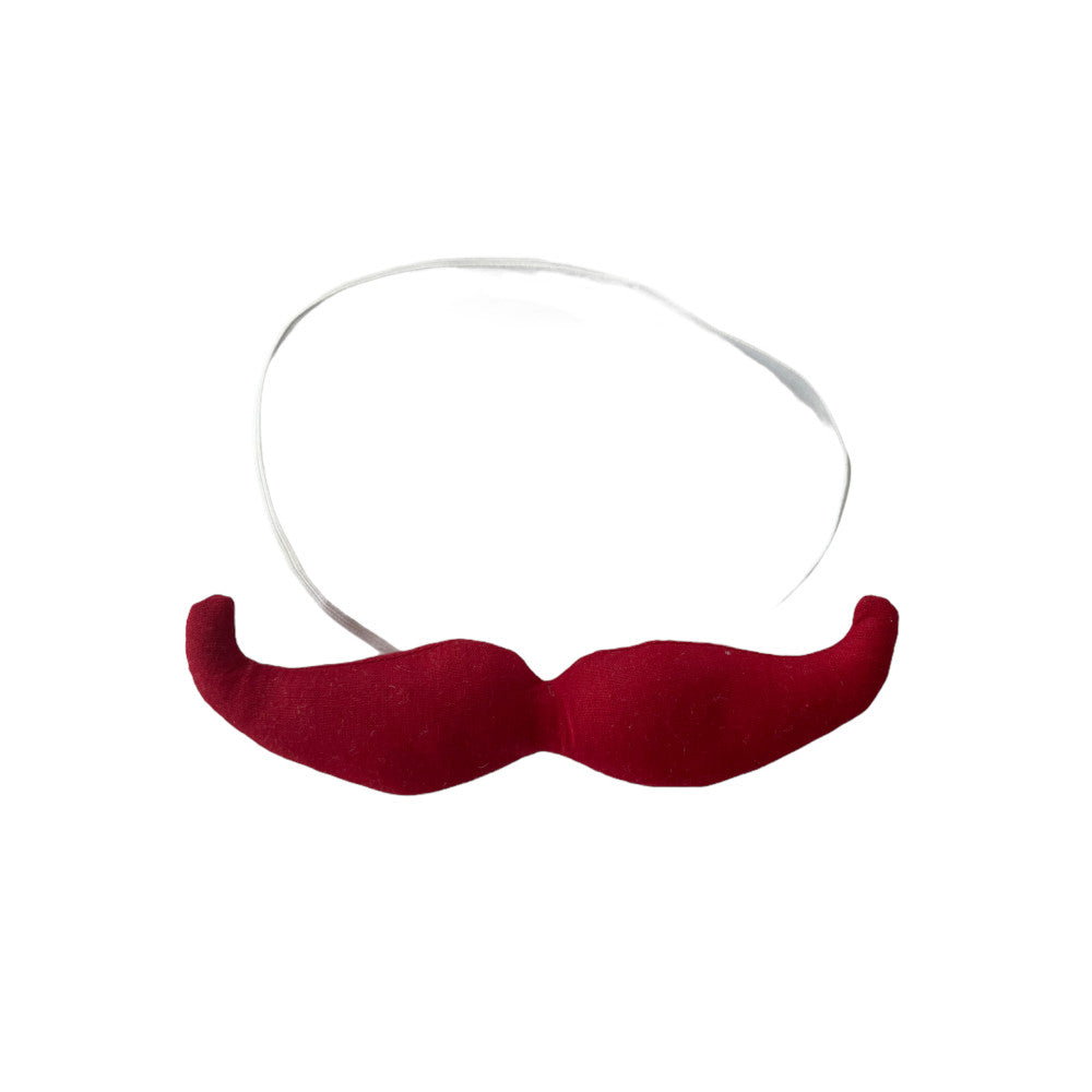 Dress Up Moustache - Red - Hiccups & Buttercups -
