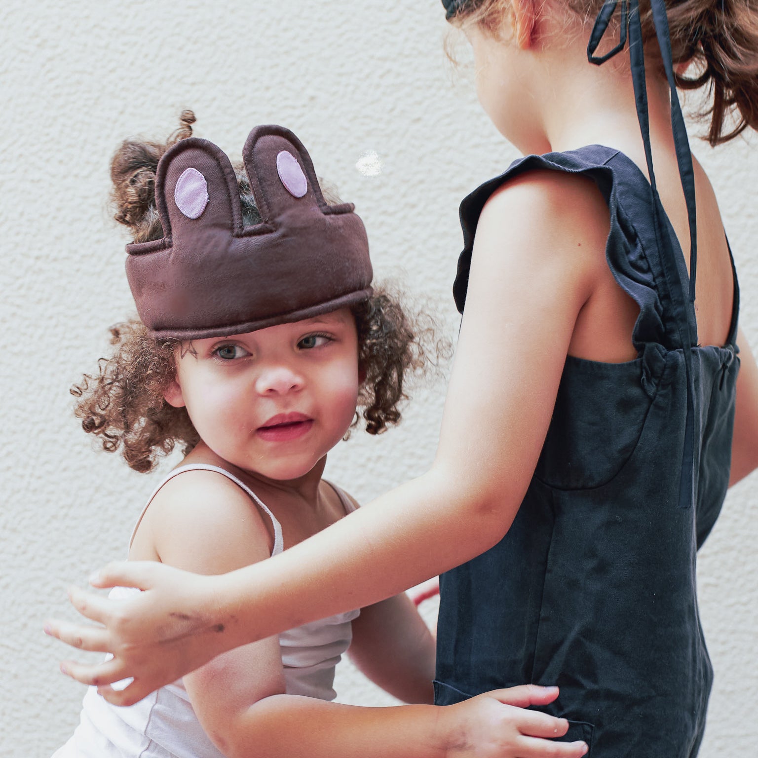 a young girl wearing dress up Mouse Ears from Hiccups & Buttercups